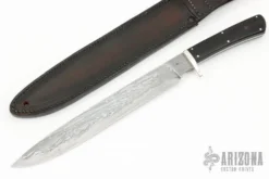 San Mai Cable Damascus Long Hunter