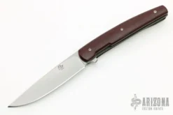 Swayfront Flipper - Red Canvas Micarta