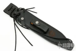 Randall Model 12-9 Sportsman's Bowie Sheath - BLACK W/ NASA MEATBALL LOGO