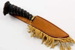 Scrimshawed Damascus Hunter -Knife Promotional Store 19190508 16314