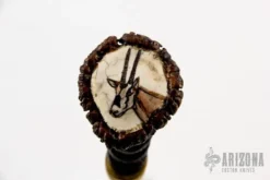 Scrimshawed Damascus Hunter -Knife Promotional Store 19190508 16315