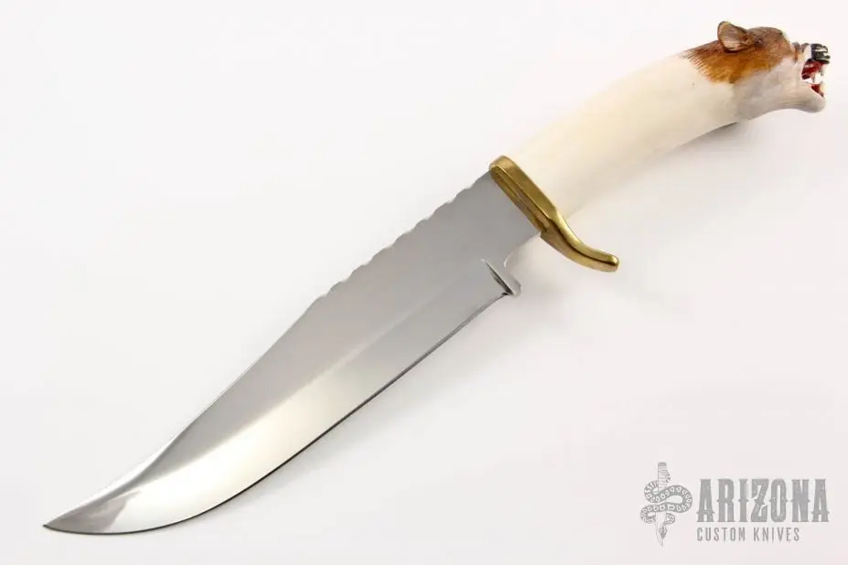 Carved Stag Bowie 3 Carved Stag Bowie