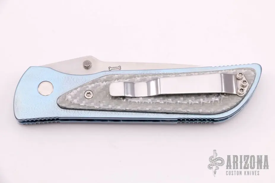 Pre Production Run Linerlock Folder - Silver Twill 5 Pre Production Run Linerlock Folder - Silver Twill - Image 3