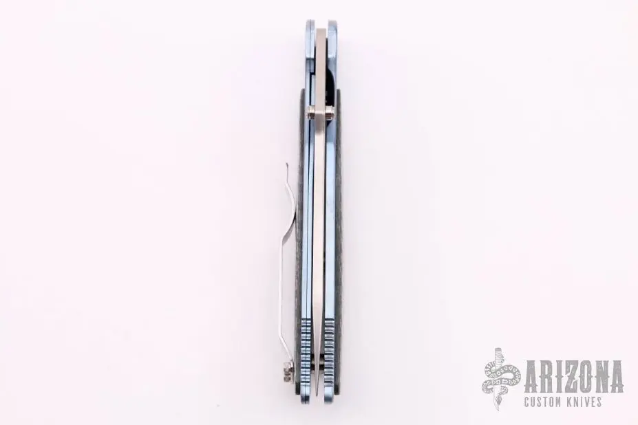 Pre Production Run Linerlock Folder - Silver Twill 6 Pre Production Run Linerlock Folder - Silver Twill - Image 4